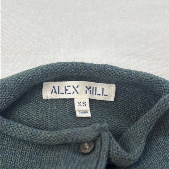 Alex Mill Green Taylor Cardigan - Picture 2 of 2